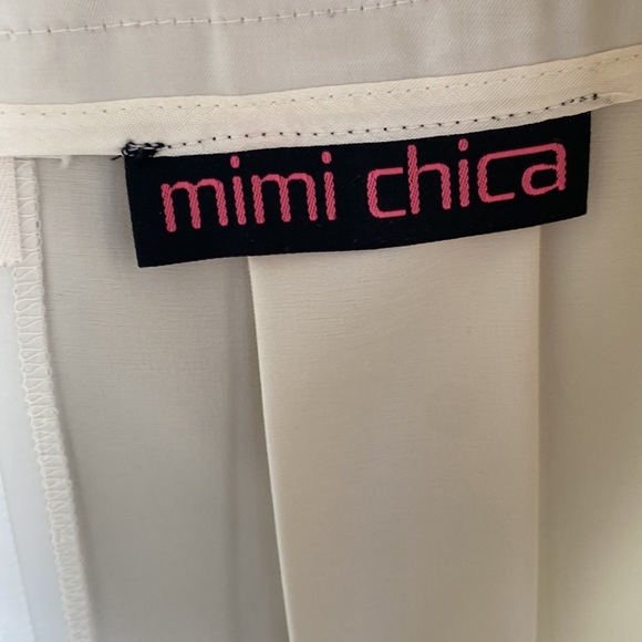 Vintage Cream Mini Skirt - Picture 2 of 5